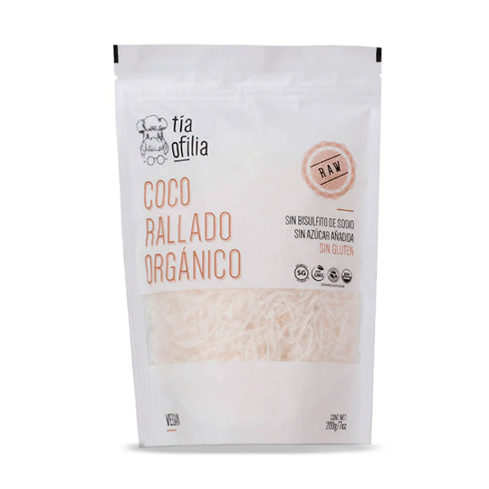 Coco Rallado Orgánico, Tía Ofilia 200 g